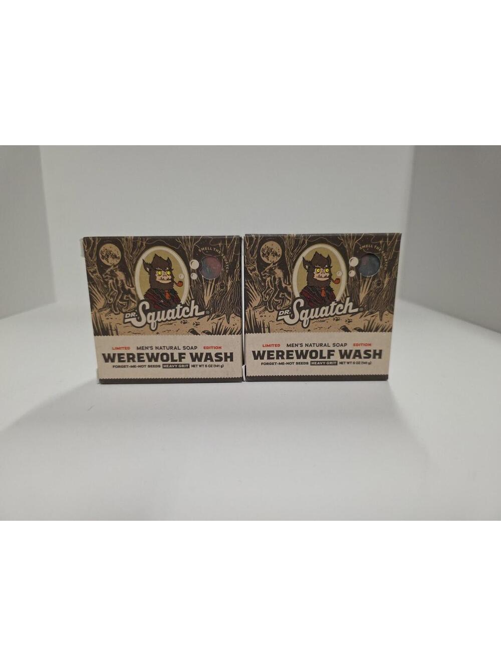 2 PACK - Dr. Squatch Werewolf Wash Limited Edition Soap - Halloween Edition